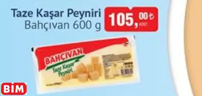BAHÇIVAN  TAZE KAŞAR PEYNİRİ